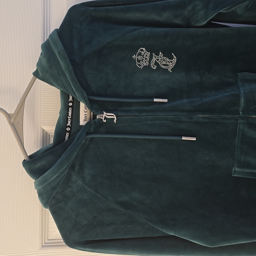Green Juicy Couture zip up
